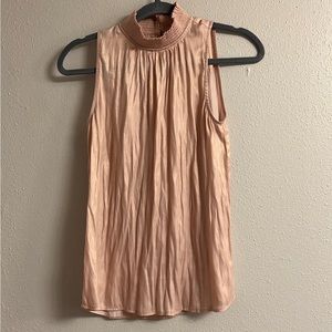 Blush LOFT Sleeveless Blouse